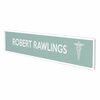 Deflecto NamePlateHolder, Cubicle, Clear DEF587501
